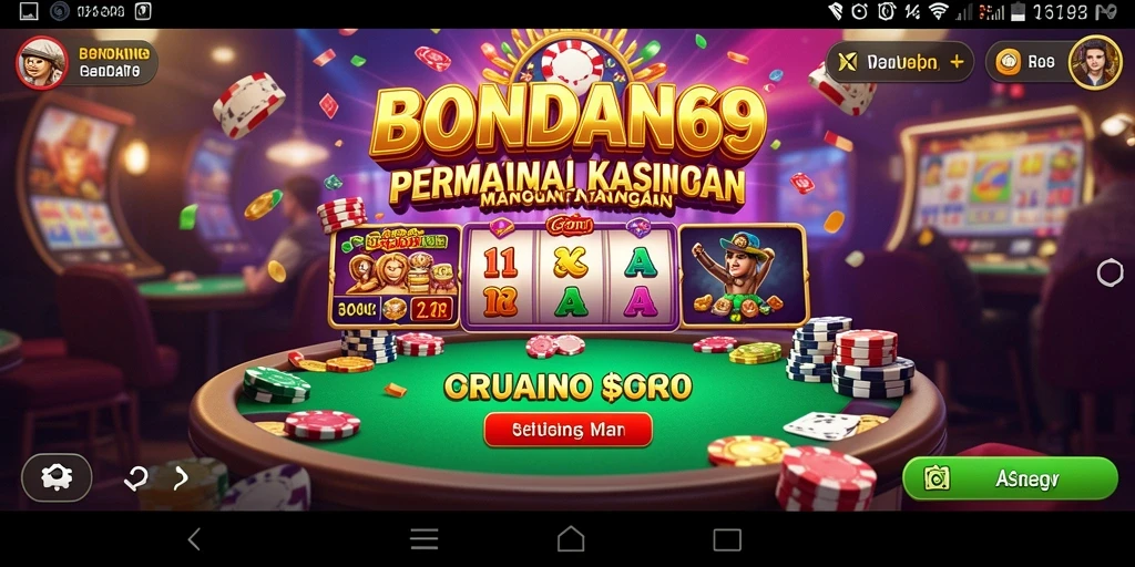 Tampilan gameplay BONDAN69 yang seru dan interaktif.