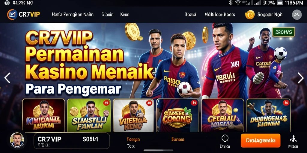 Tampilan menarik dari gameplay <strong>CR7VIP</strong> yang mengasyikkan di kasino.