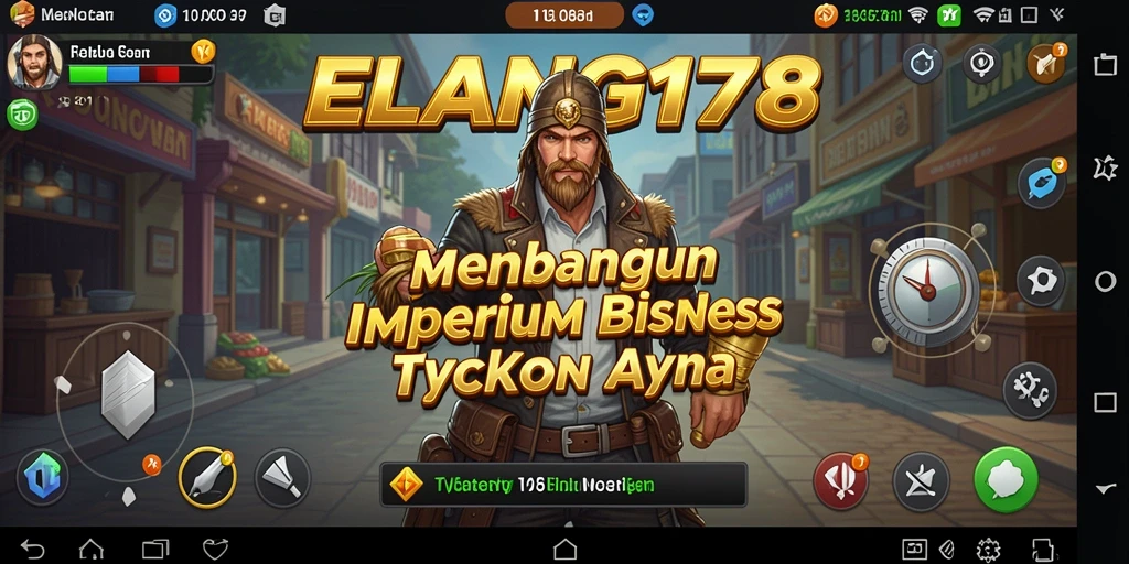 Tampilan gameplay menarik dari ELANG178 yang menampilkan strategi Tycoon.