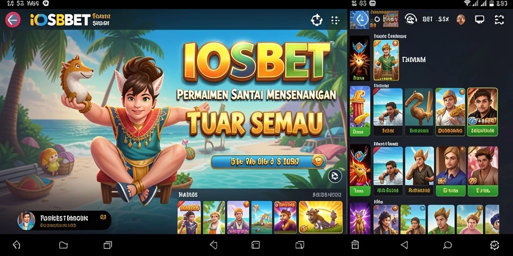 Menampilkan gameplay seru dari IOSBET dalam suasana santai.